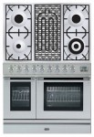 ILVE PDL-90B-VG Stainless-Steel Σόμπα κουζίνα <br />60.00x87.00x90.00 cm