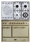 ILVE MCD-100SD-VG Antique white เตาครัว <br />60.00x85.00x100.00 เซนติเมตร
