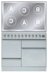 ILVE PTQI-100-MP Stainless-Steel 厨房炉灶 <br />60.00x85.00x100.00 厘米