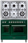 ILVE MTD-1006D-E3 Green Fogão de Cozinha <br />70.00x90.00x100.00 cm