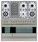 ILVE PF-120B-VG Stainless-Steel 厨房炉灶 <br />60.00x87.00x120.00 厘米