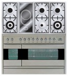 ILVE PF-120V-VG Stainless-Steel 厨房炉灶 <br />60.00x87.00x120.00 厘米