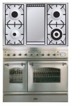 ILVE PD-100FN-MP Stainless-Steel रसोई चूल्हा <br />60.00x87.00x100.00 सेमी