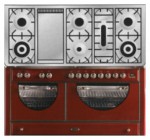 ILVE MCA-150FD-VG Red Kitchen Stove <br />60.00x92.00x151.10 cm