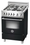 BERTAZZONI X60 4 MFE NE 厨房炉灶 <br />60.00x90.00x59.50 厘米